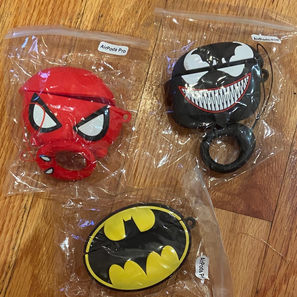 Apple AirPods Pro Red, Black, Yellow Cases